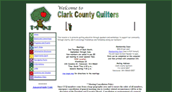 Desktop Screenshot of clarkcountyquilters.org